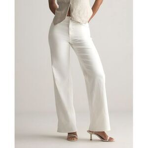 NWT Quince Bella Stretch White Women's Denim